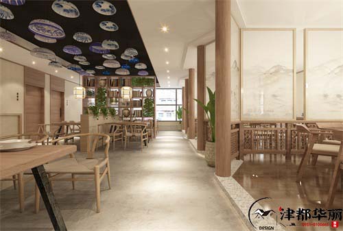 银川颐福源餐厅设计方案鉴赏|银川餐厅设计装修公司推荐 